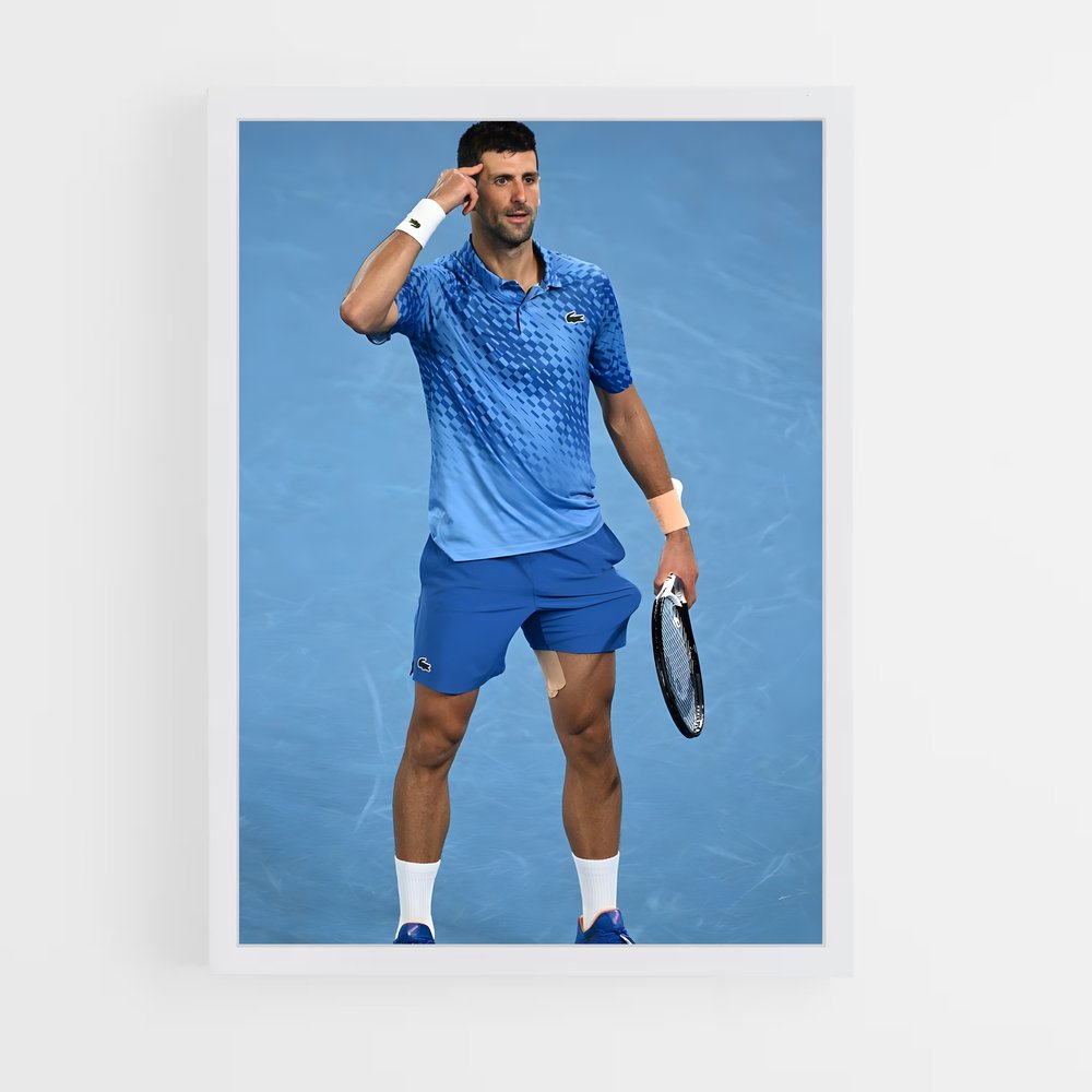 Poster Novak de djokovic – affiche Tennis (vue 3)
